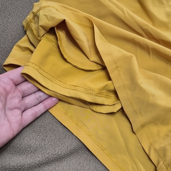 VRST Mens XXL 5" Accelerate Running Shorts Yellow Sunset Relaxed Fit NWT - Picture 5 of 9